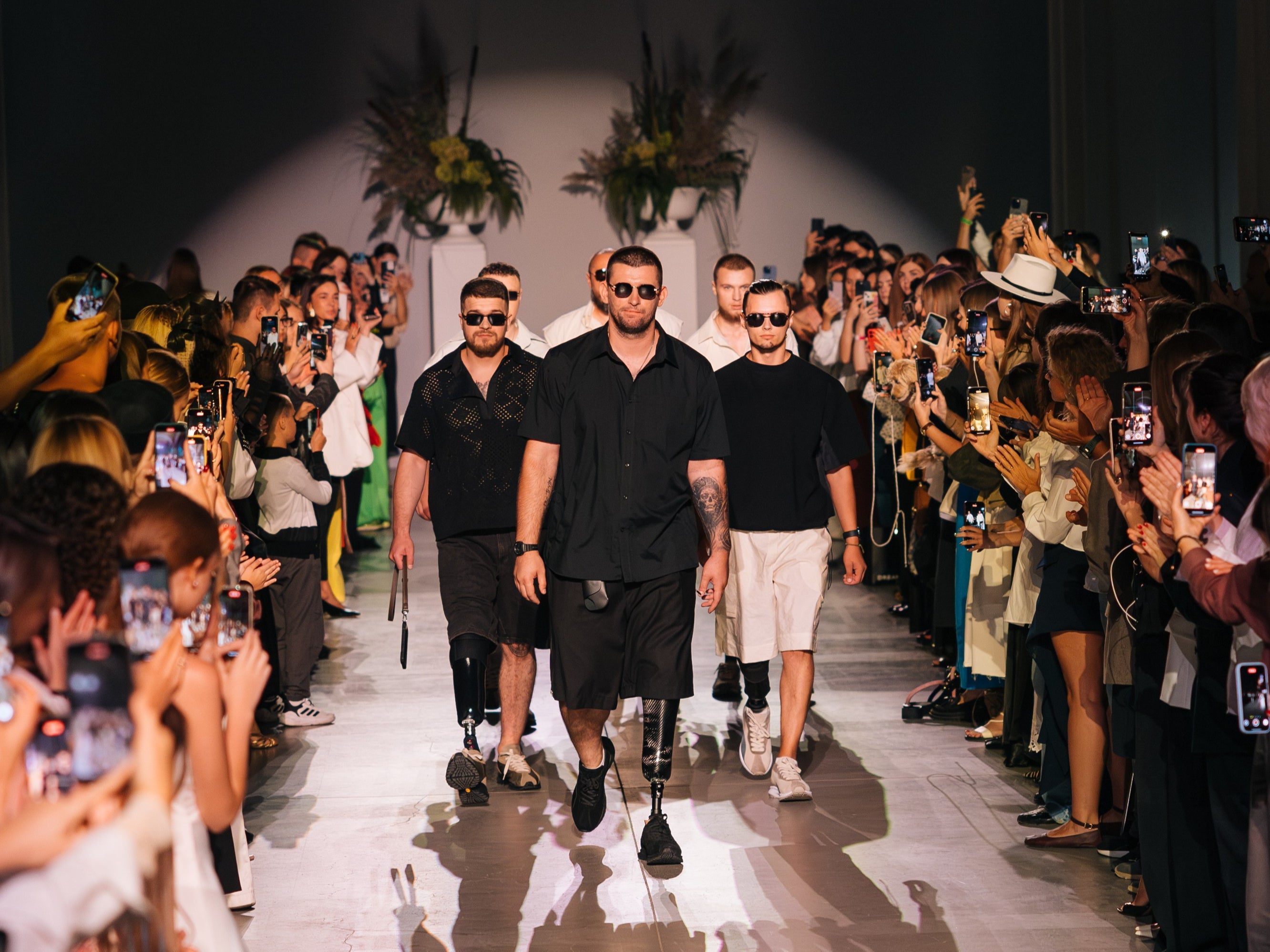 Ukrainian Veterans on the Runway at Ukrainian Fashion Week